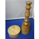 W.M Upright Gavel and Sounding Block Set 12